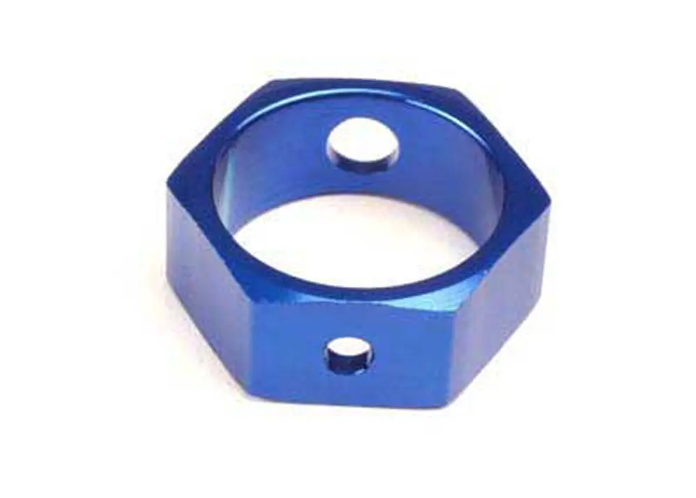 Aluminum Hd Shaft Hex Brake Adapter, Blue 1