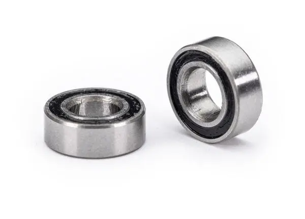Rubber Sealed Ball Bearings, 3.5X7x2.5Mm, Black (2) 1