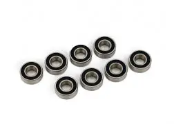 Ball Bearings, Black Rubber Sealed, 5X11x4mm (8) 1