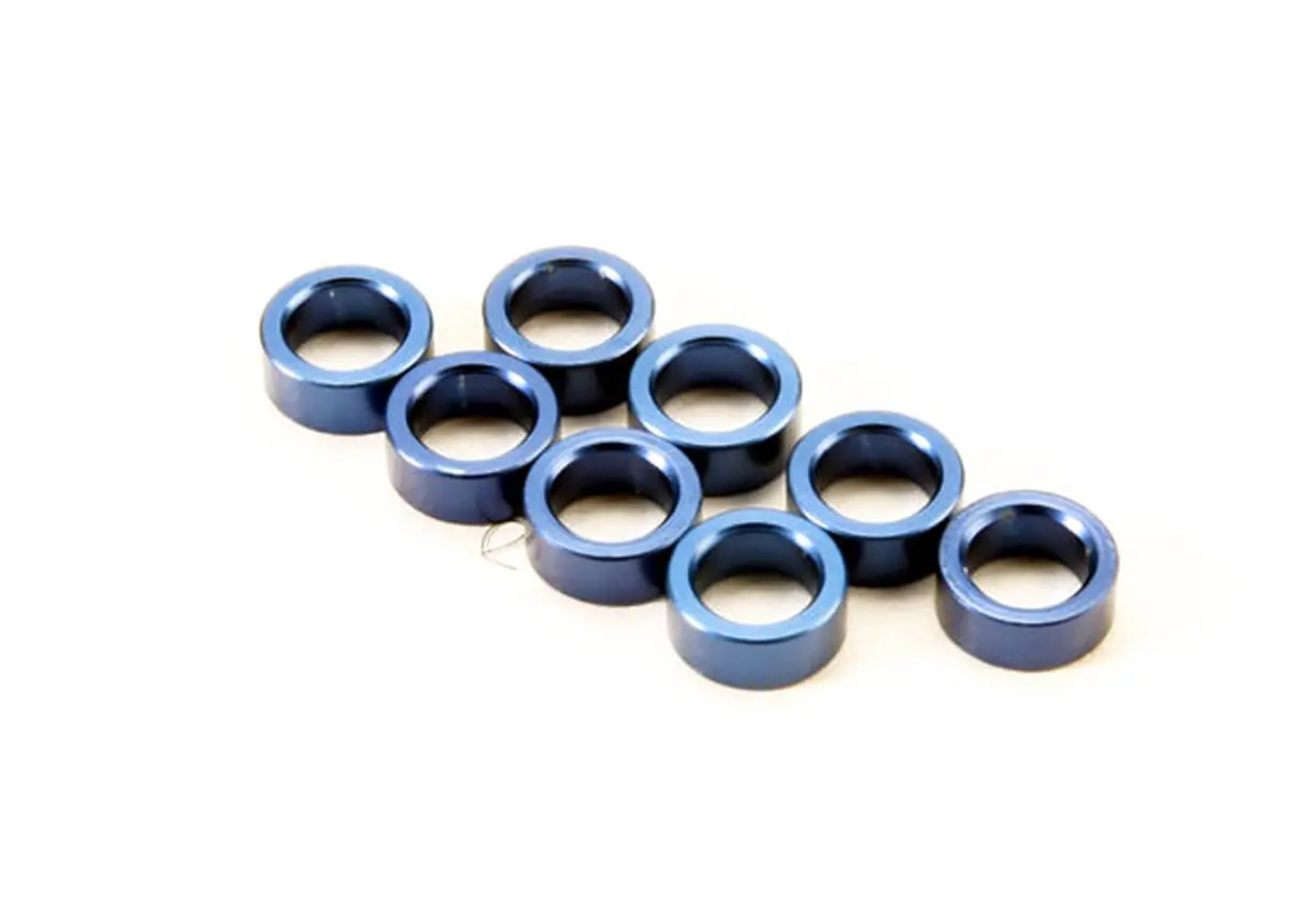 Aluminum Pushrod Spacer, Blue 1
