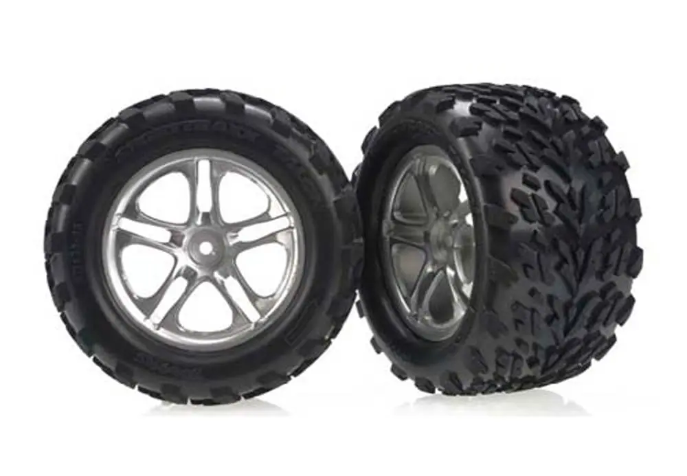 Ss Satin Chrome Wheels & 3.8" Talon Tires 1