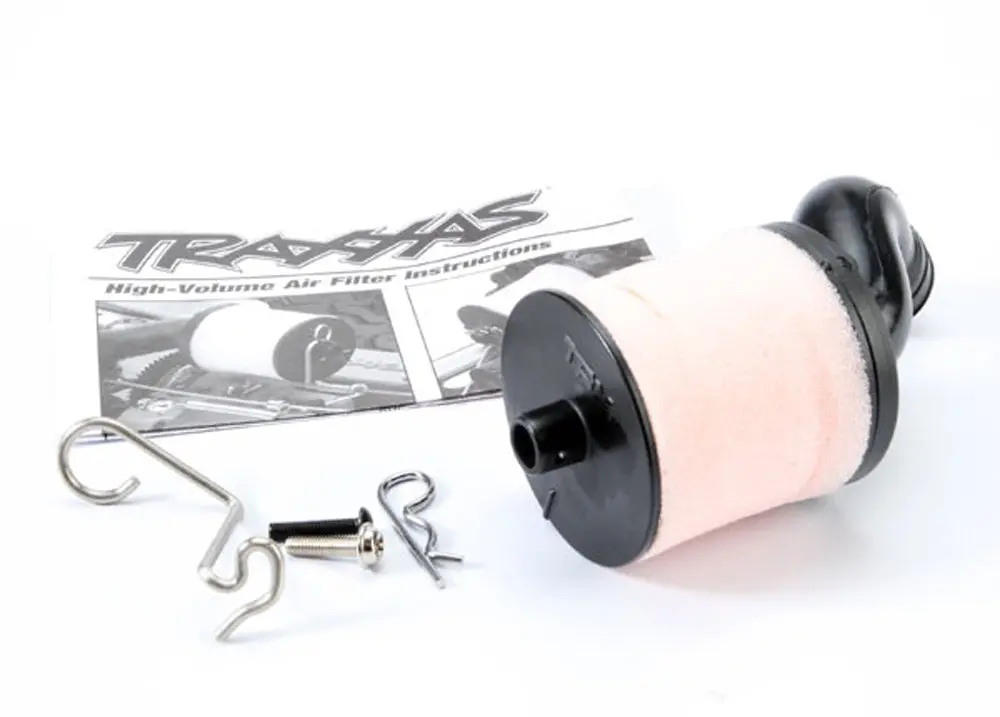 High Volume Air Filter Body, Support, Filter, Angled 1