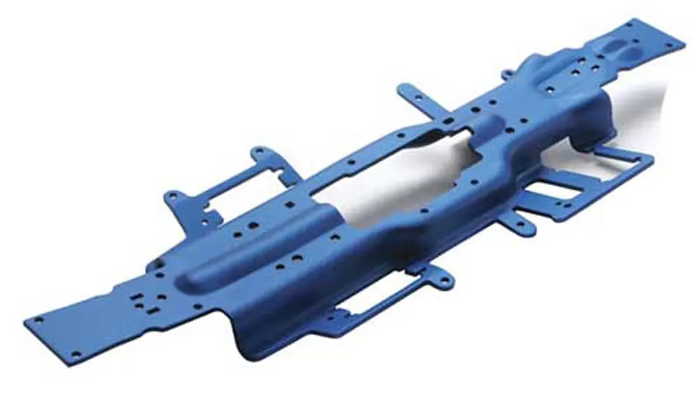 Aluminum Extended Chassis, Blue 1