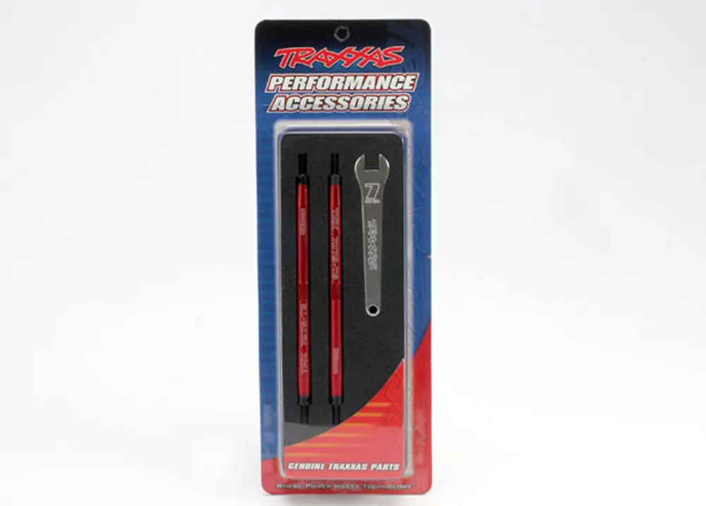 Aluminum Toe Link Tubes, Red 1