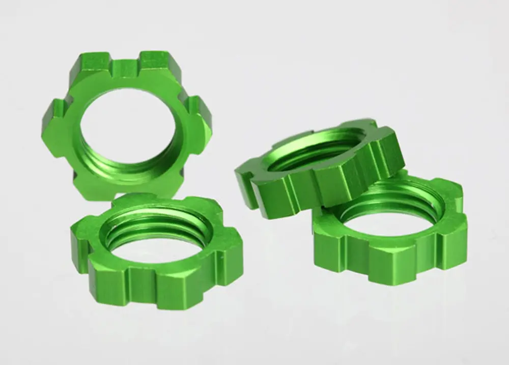 Wheel Nuts, Splined 17Mm, Green (4) 1