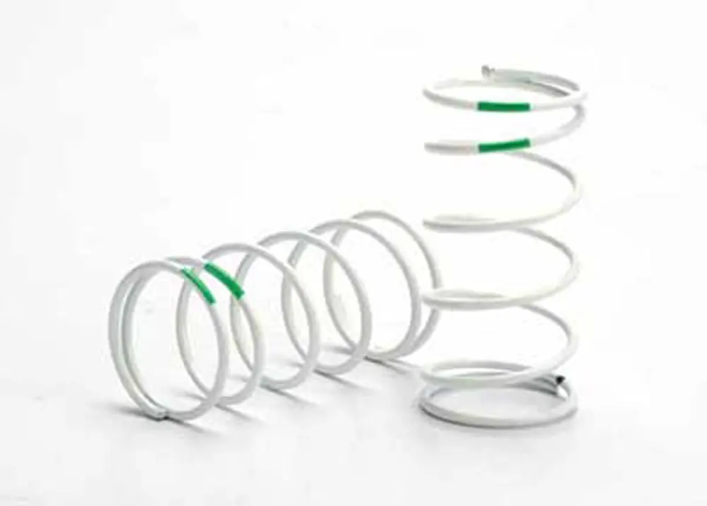 Front Gtr Shock Springs, White, 1.1 Rate 1