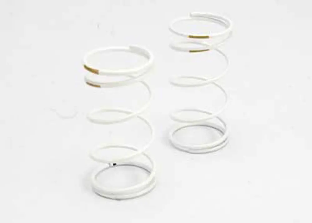 Front Gtr Shock Springs, White,1.3 Rate 1