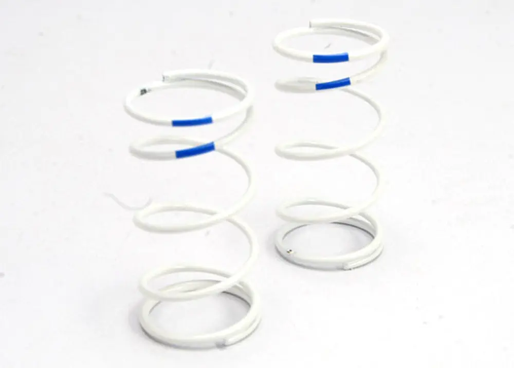 Rear Gtr Shock Springs, White, 1.6 Rate 1