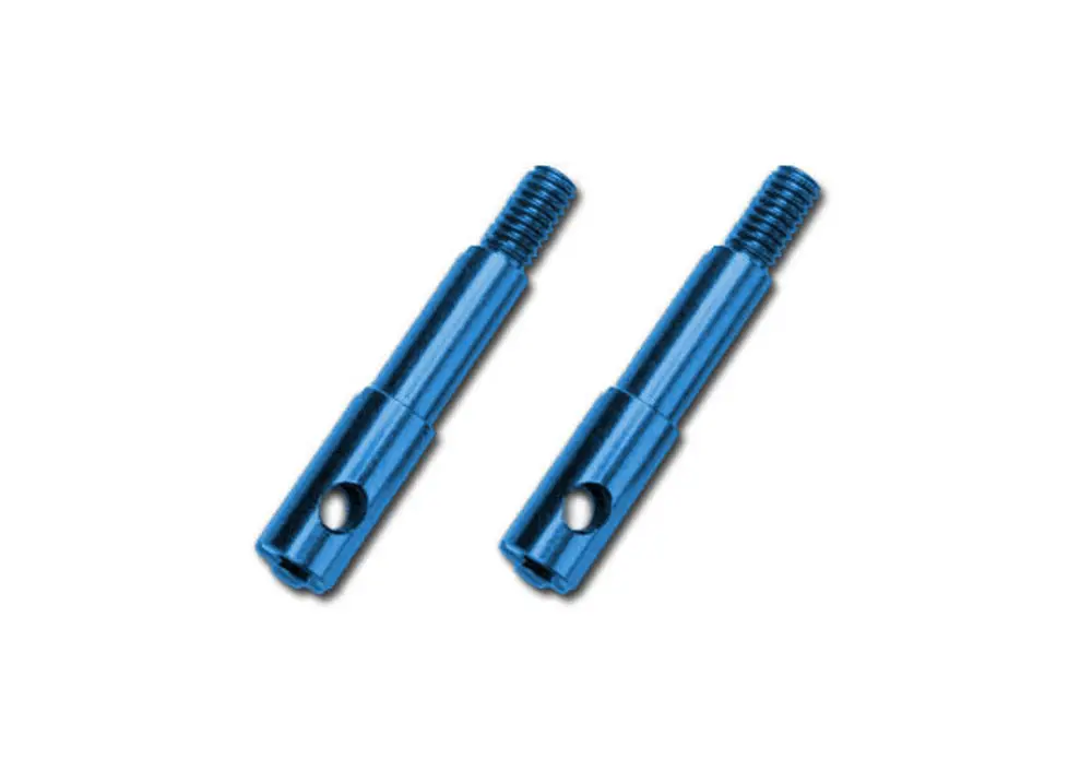 Front Left & Right Aluminum Wheel Spindles, Blue 1
