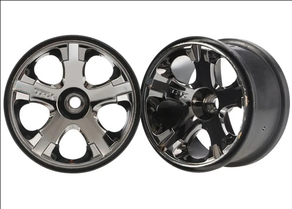 All-Star 2.8" Wheels, Black Chrome, Nitro Front 1