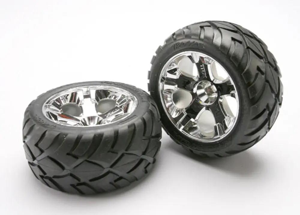 Anaconda Tires, All-Star 2.8" Wheels, Chrome, Nitro 1