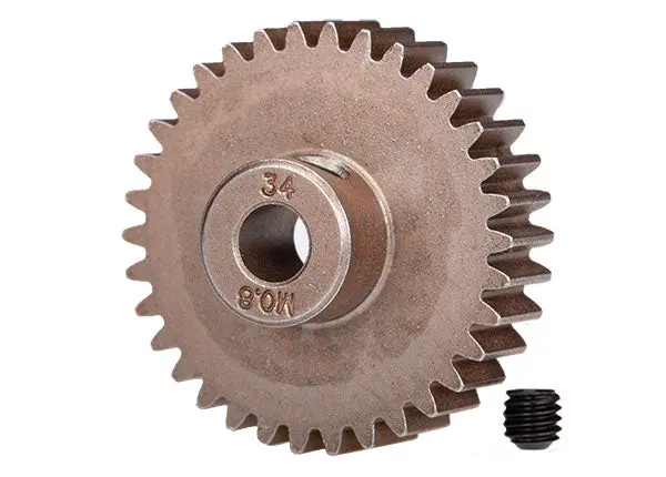 Steel Pinion Gear, 0.8 Metric Pitch, 34T 1
