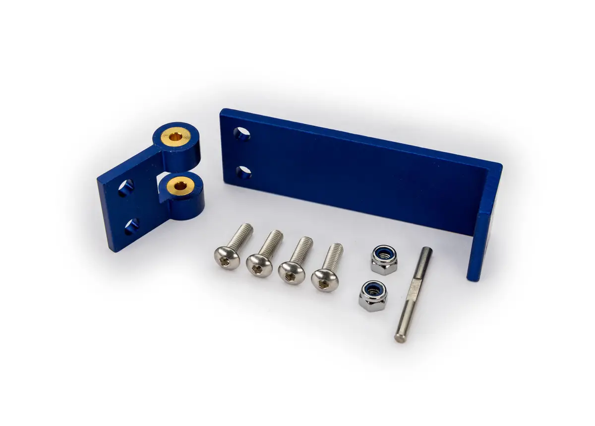 Aluminum Rudder Mount & Pivot W/ Mounting Screws 1
