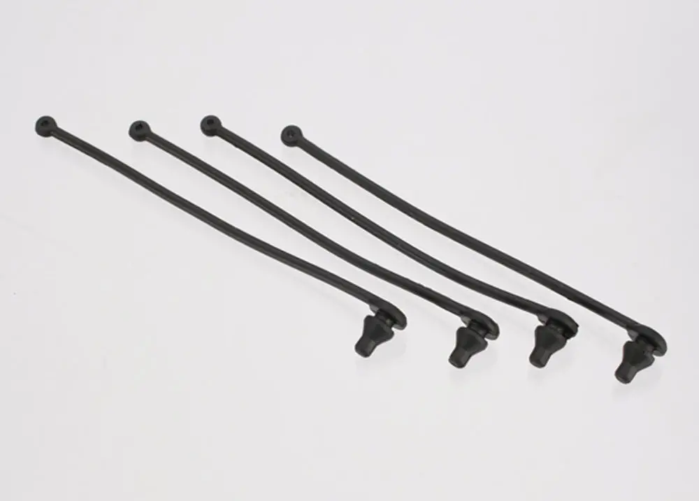Body Clip Retainers, Black 1