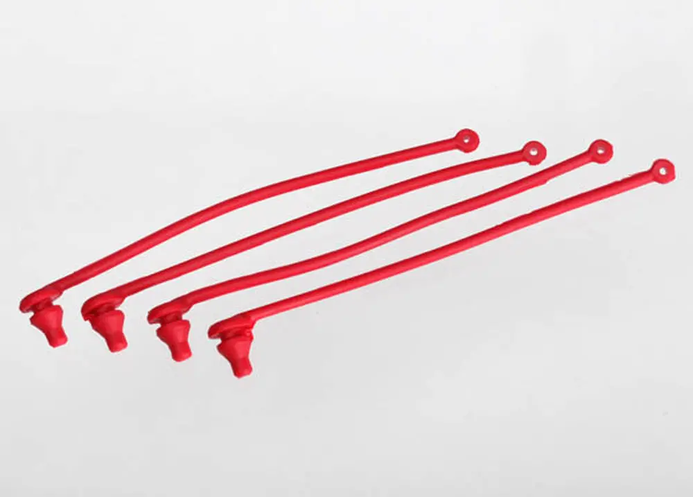 Body Clip Retainers, Red 1