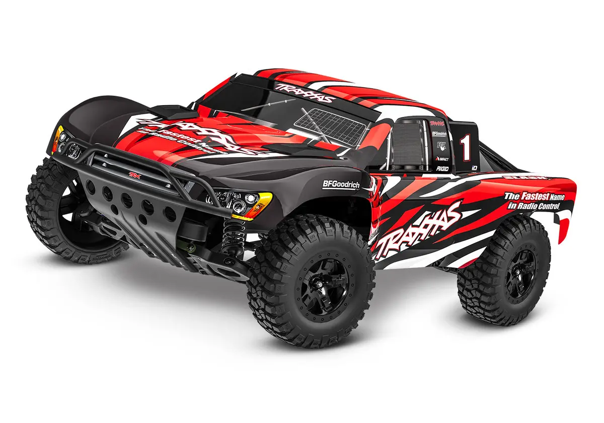 Slash 1/10 2Wd Short Course Truck Rtr Combo, Red 1