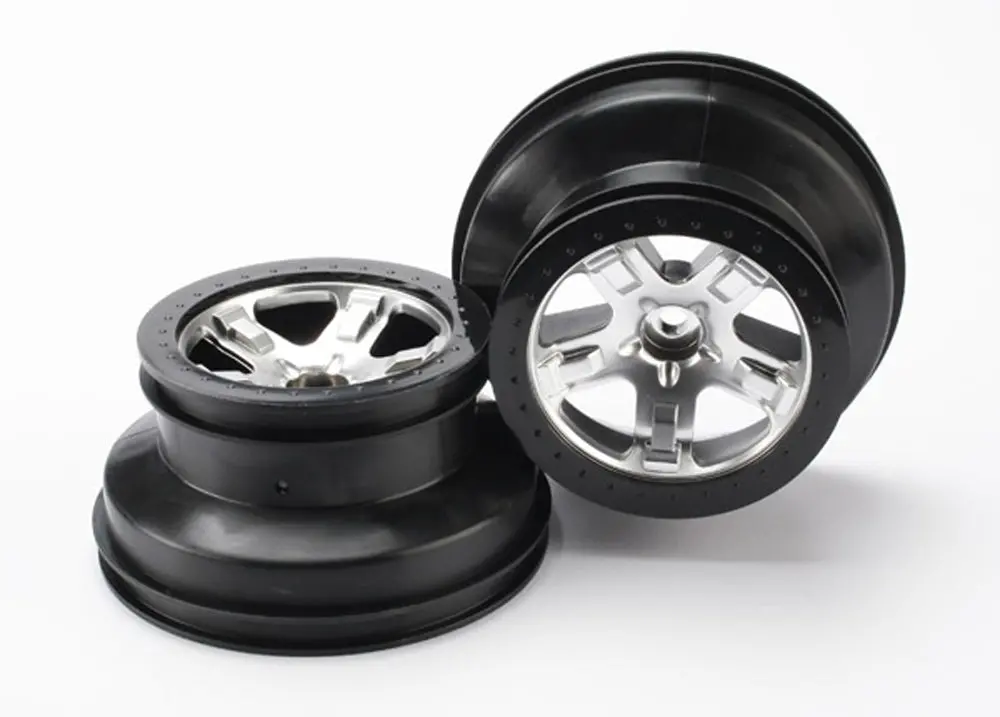 Sct Beadlock Style Wheels, Satin Chrome 1