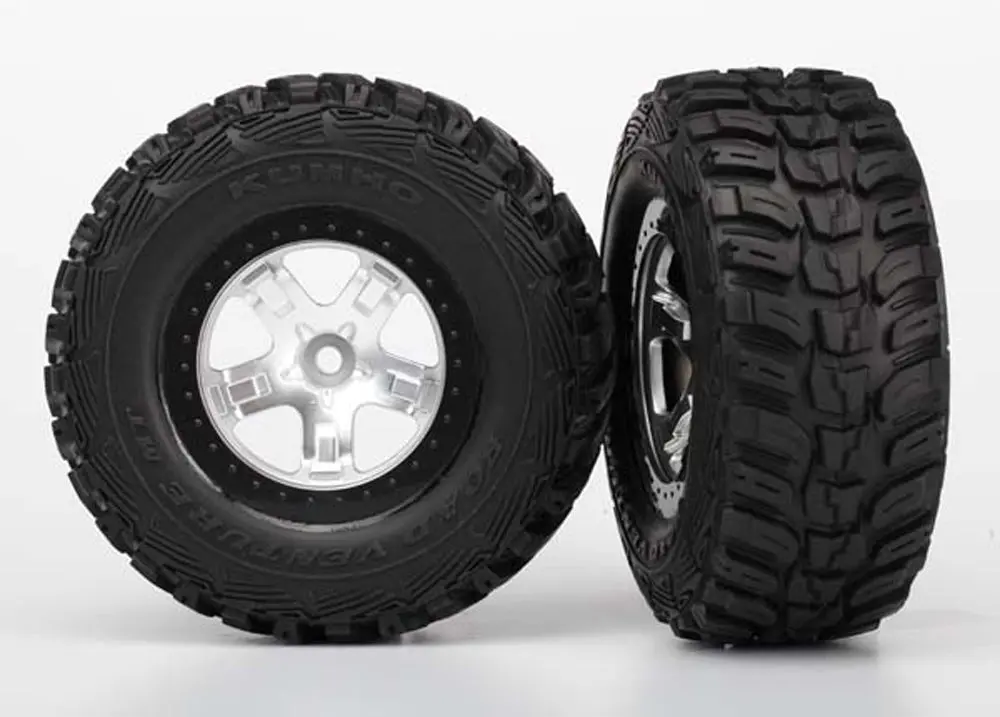 Kumho Tires, Sct Beadlock Style Wheels, Satin Chrome 1