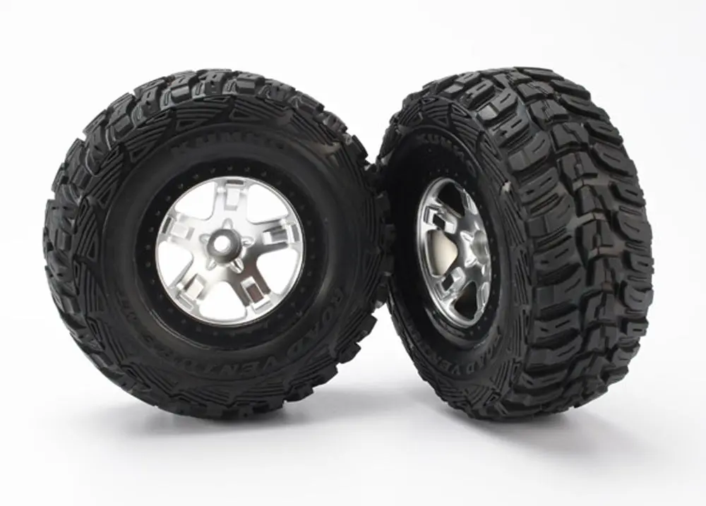 Kumho Tires, Sct Beadlock Style Wheels, Satin Chrome 1