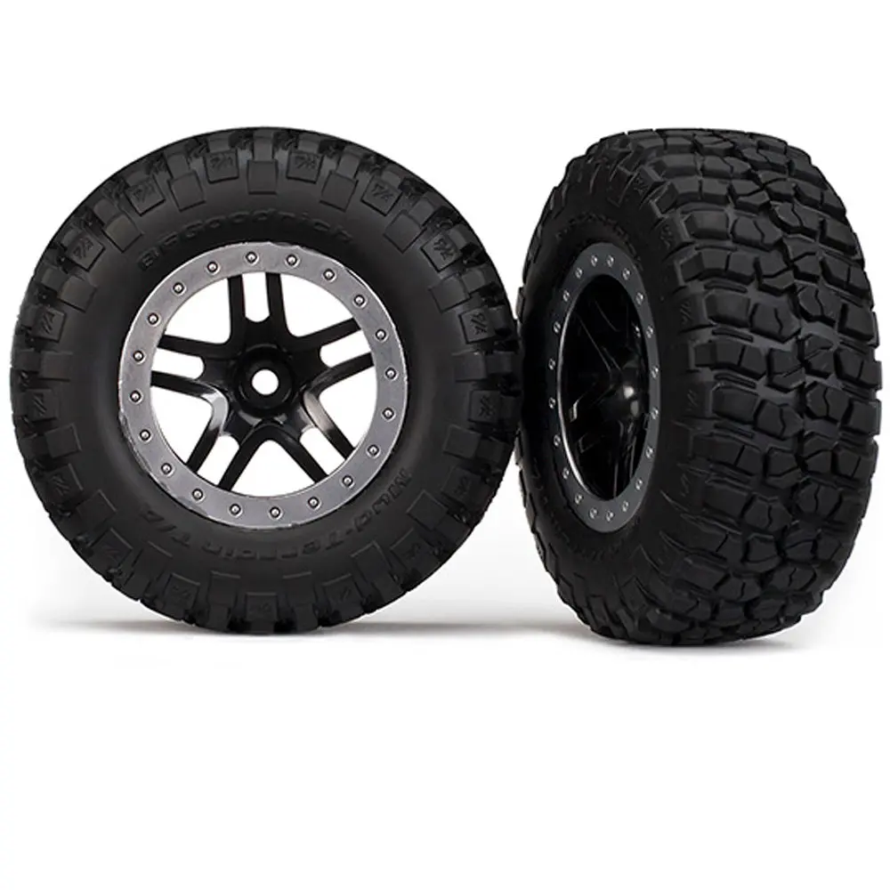 Bfgoodrich Tires, Sct Split-Spoke Wheel, Black/S Chrome 1