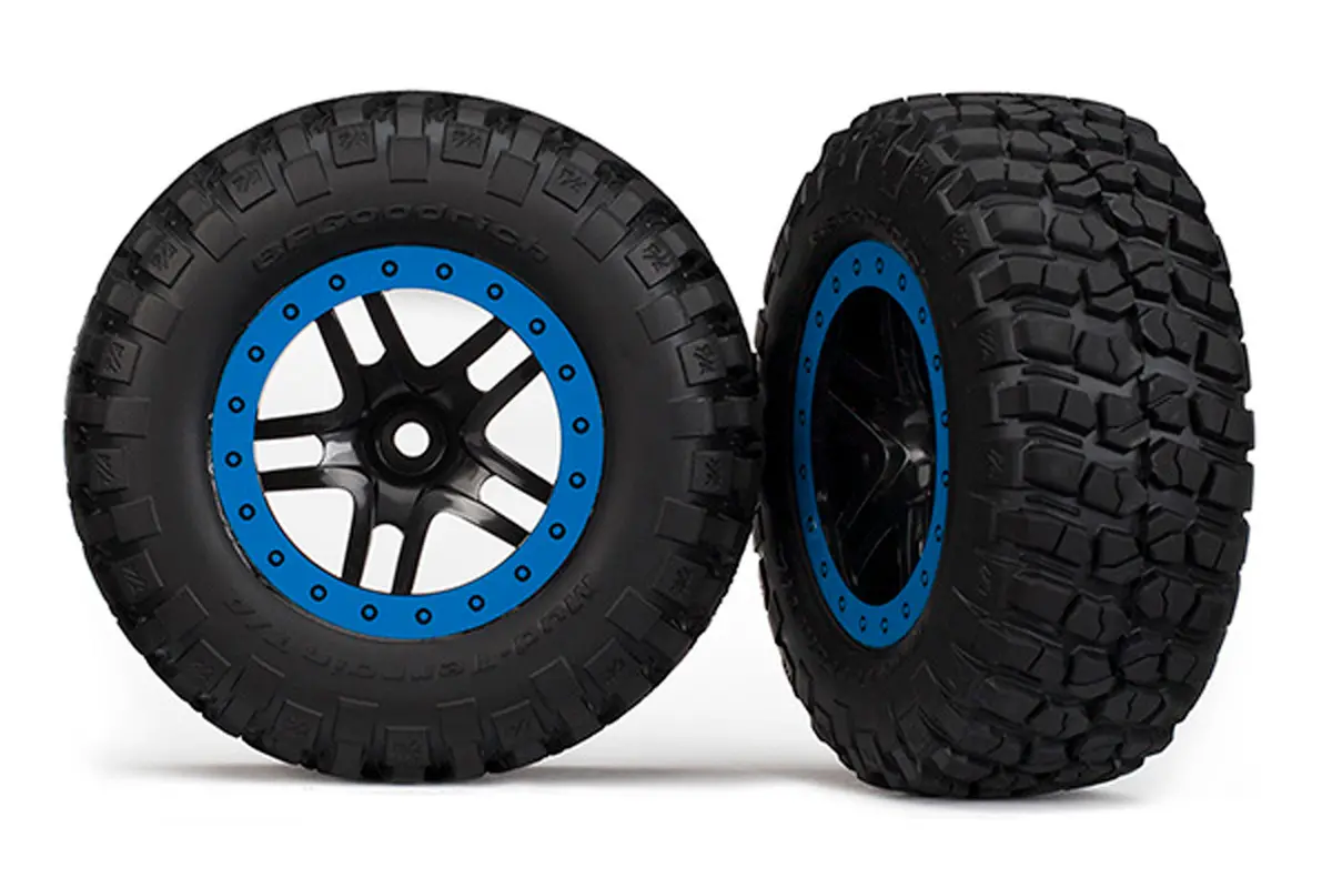 Bfgoodrich Tires, Sct Split-Spoke Wheel, Black/Blue 1