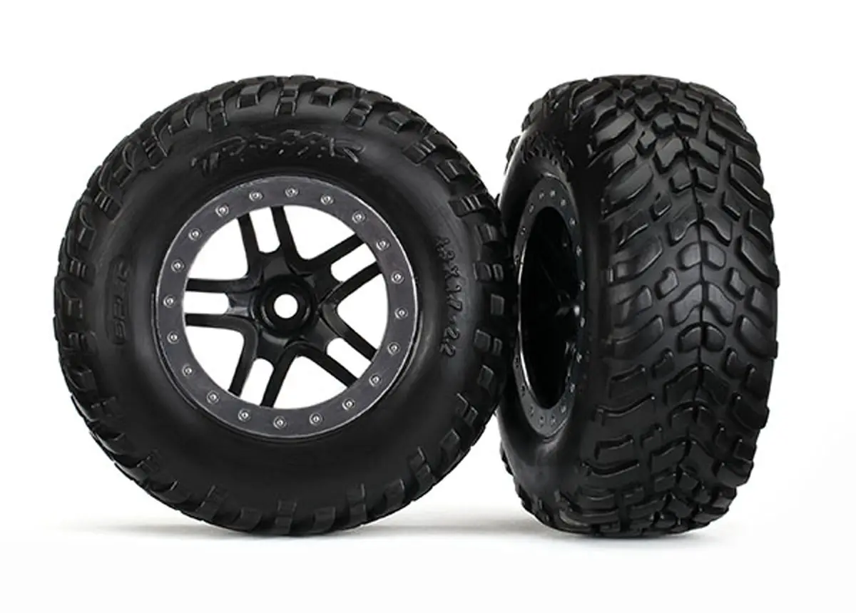 Sct S1 Off-Road Tires, Sct Wheels, 4Wd F/R 2Wd Front 1