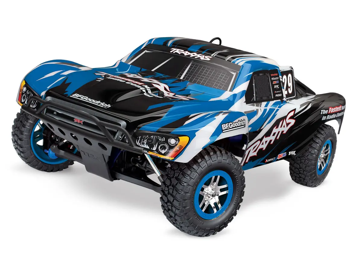 Slayer Pro Nitro 1/10 4X4 Short Course Truck Rtr, Blue 1