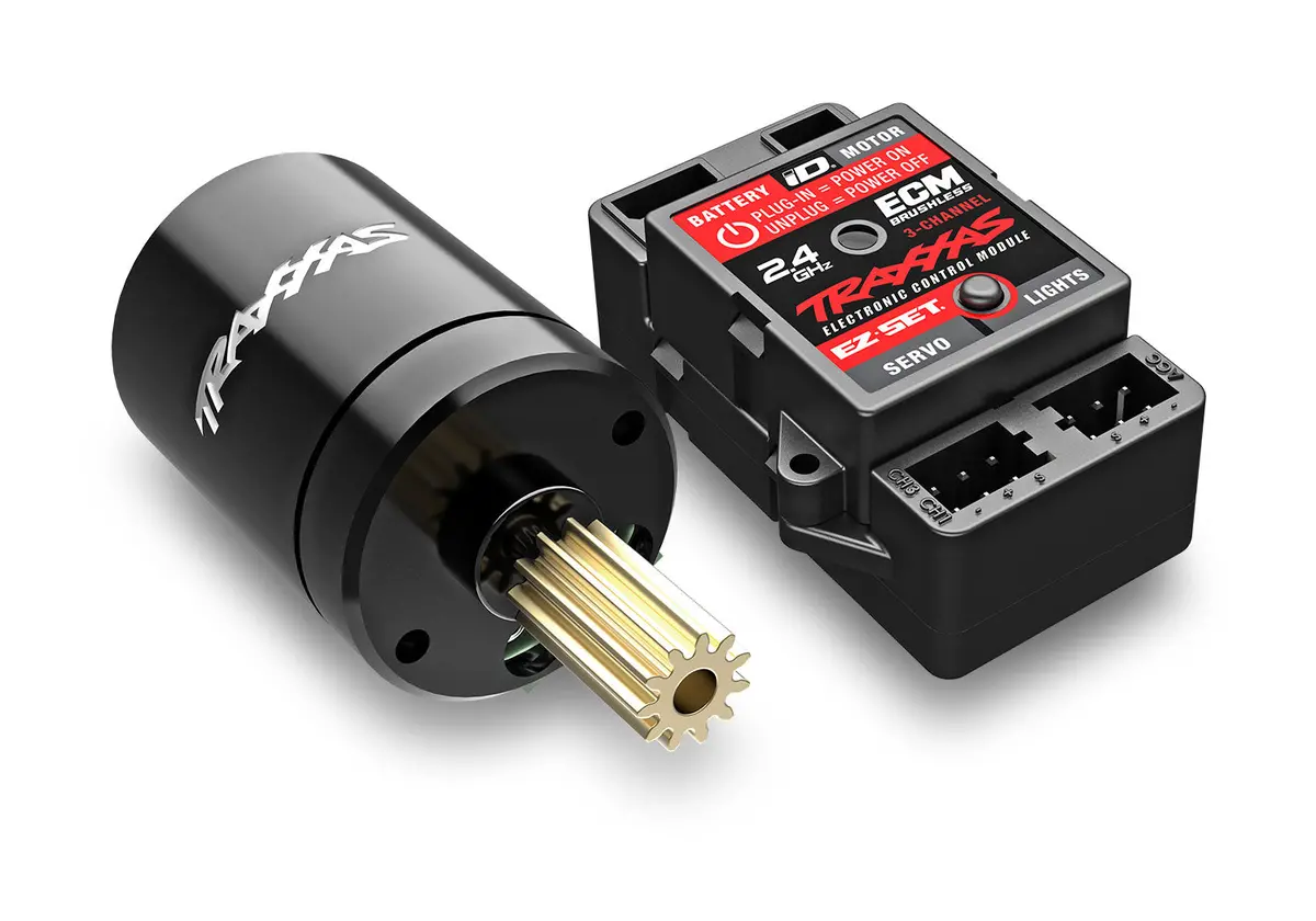 Trx-4M Brushless System W/ 3350Kv Motor & 3-Channel Ecm 1