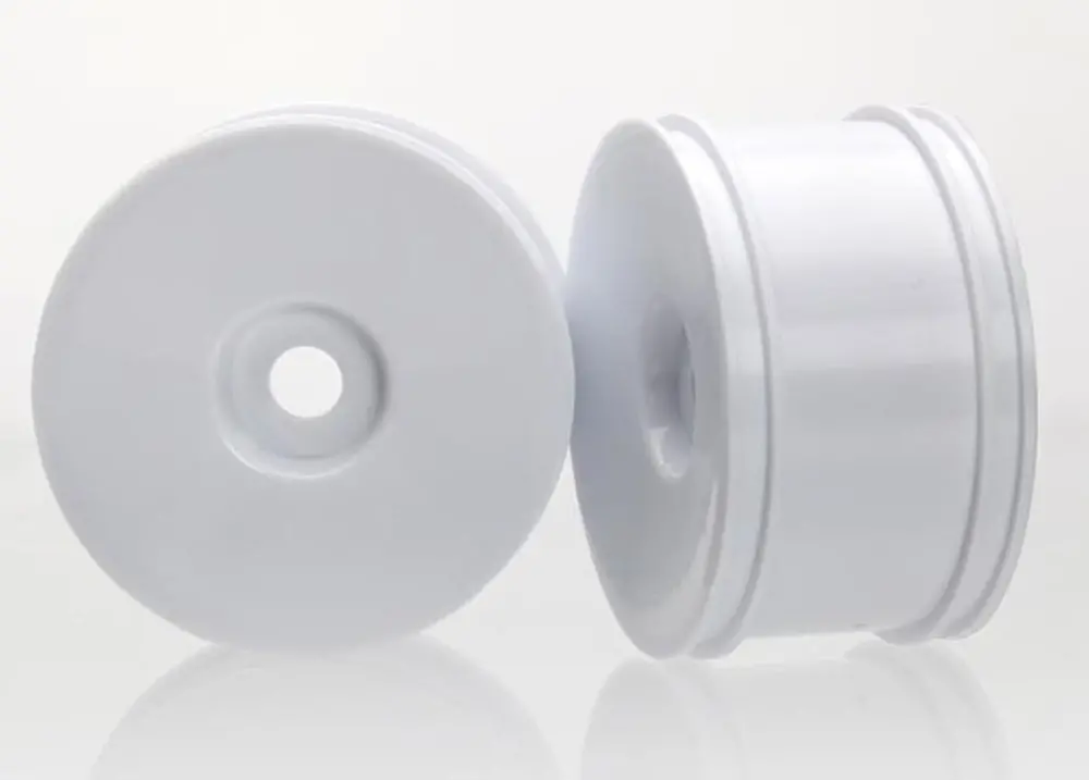 Dished Wheels, White, Front 1