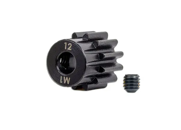 Steel Pinion Gear, 1P, 5Mm Shaft 12T 1