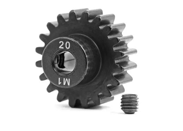 Pinion Gear, 1P, 5Mm Shaft, 20T W/ Set Screw 1