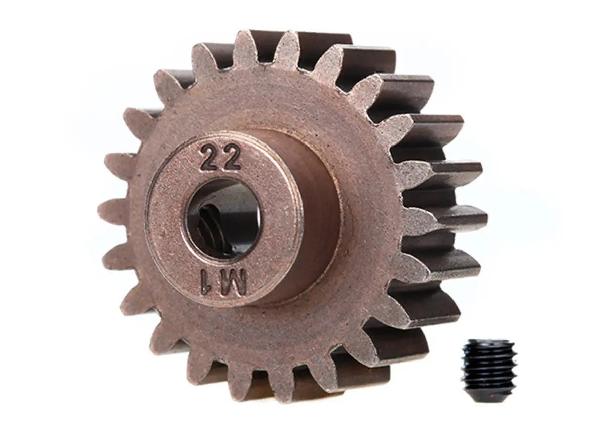 Pinion Gear, 1.0 Metric Pitch, 22T 1