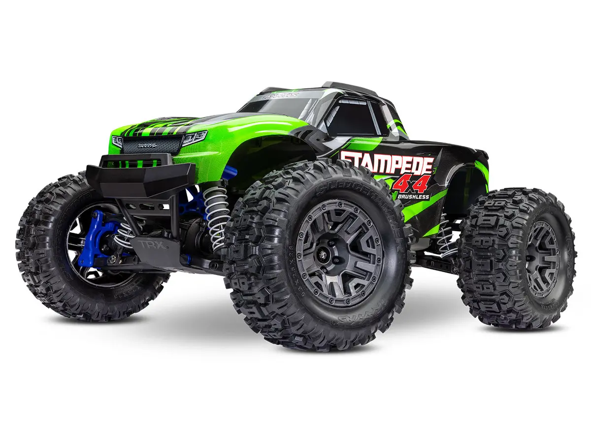 Stampede Bl-2S 1/10 4X4 Monster Truck Rtr, Green 1
