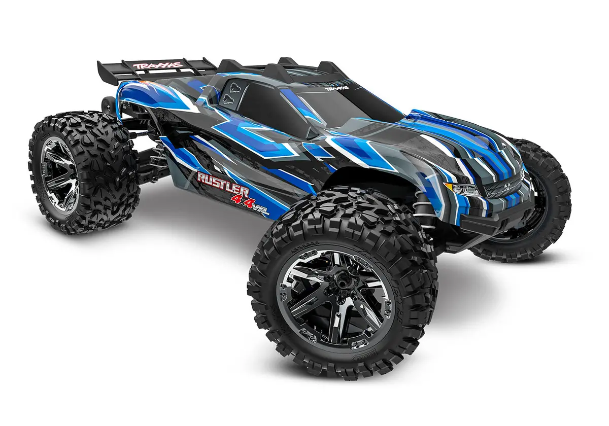 Rustler Vxl 1/10 4X4 Stadium Truck Rtr, Blue 1