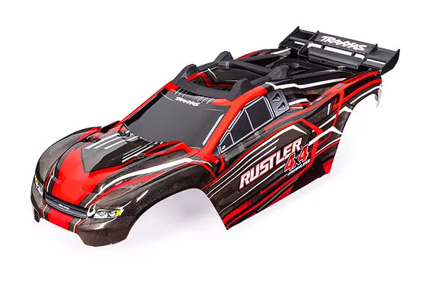 Rustler 4X4 Body, Red 1