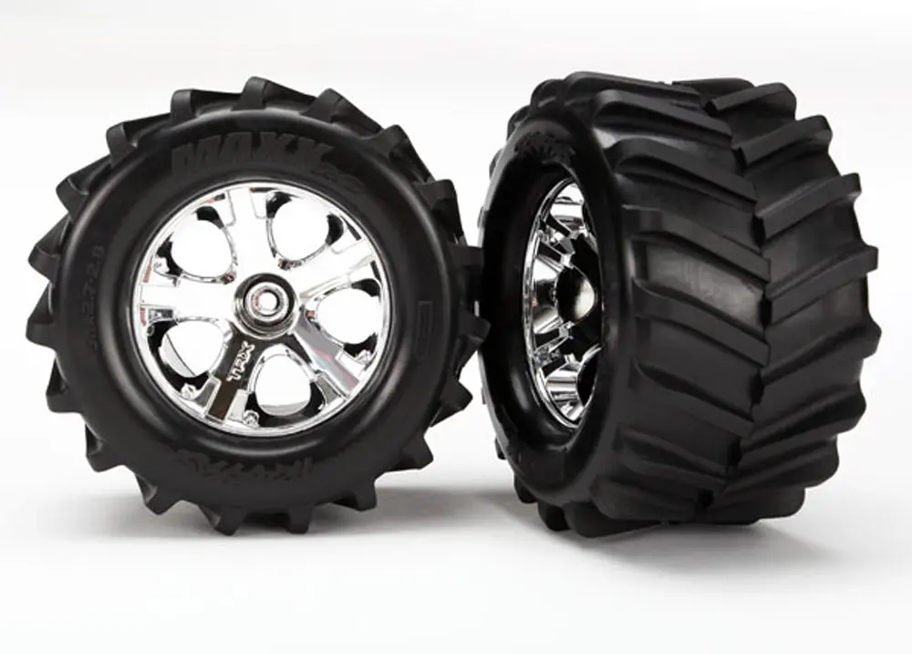 Maxx Tires, All-Star Wheels, 2.8", Chrome 1