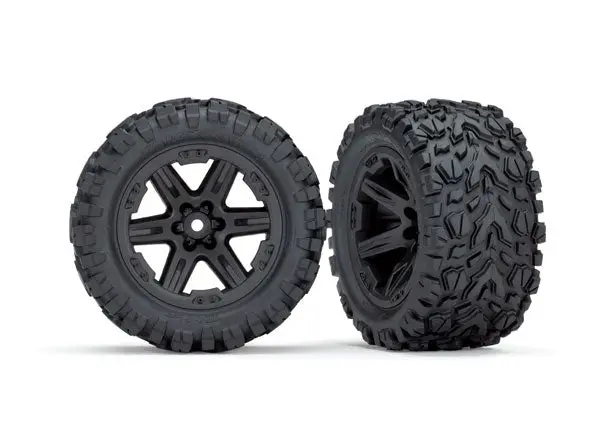 Talon Extreme Tires, Rxt Wheels, Black 1