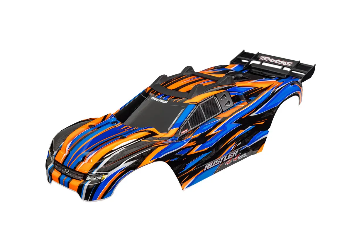 Rustler 4X4 Vxl Body, Orange 1