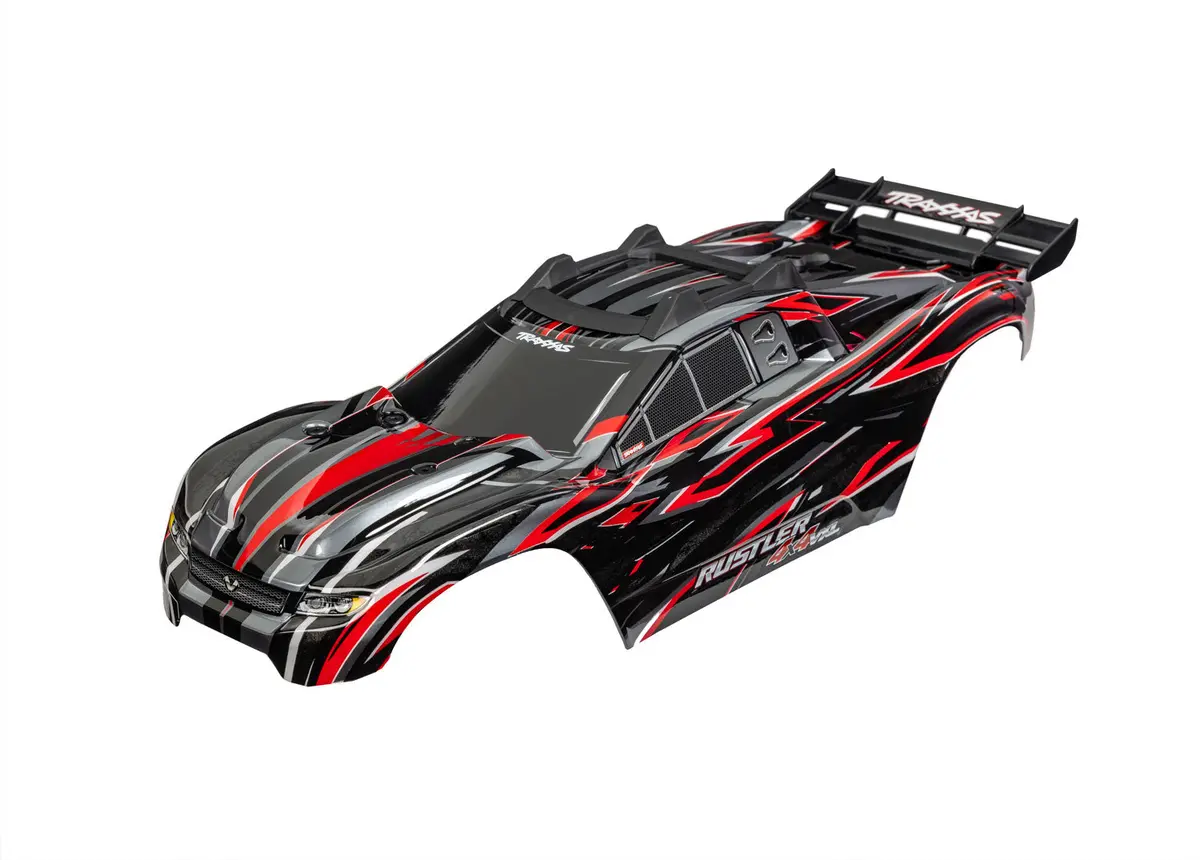 Rustler 4X4 Vxl Body, Red 1