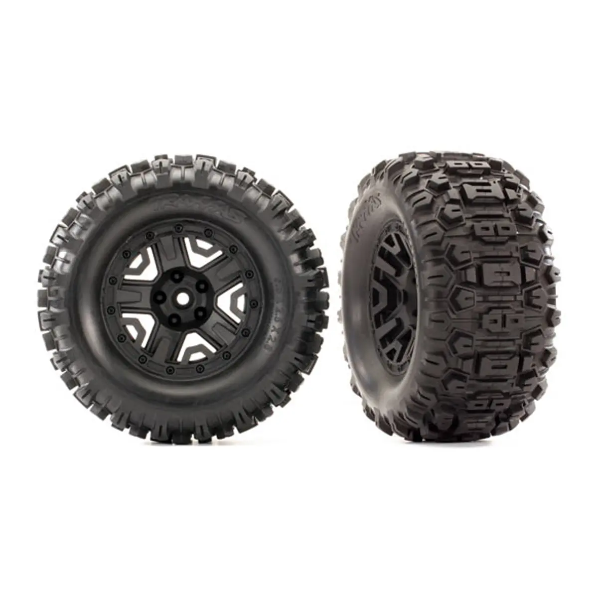 Sledgehammer Tires, 2.8" Wheels, Black 1