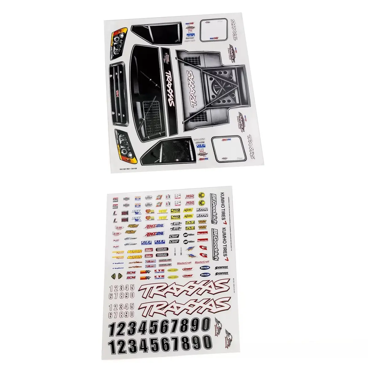 Slash 4X4 Decal Sheet 1