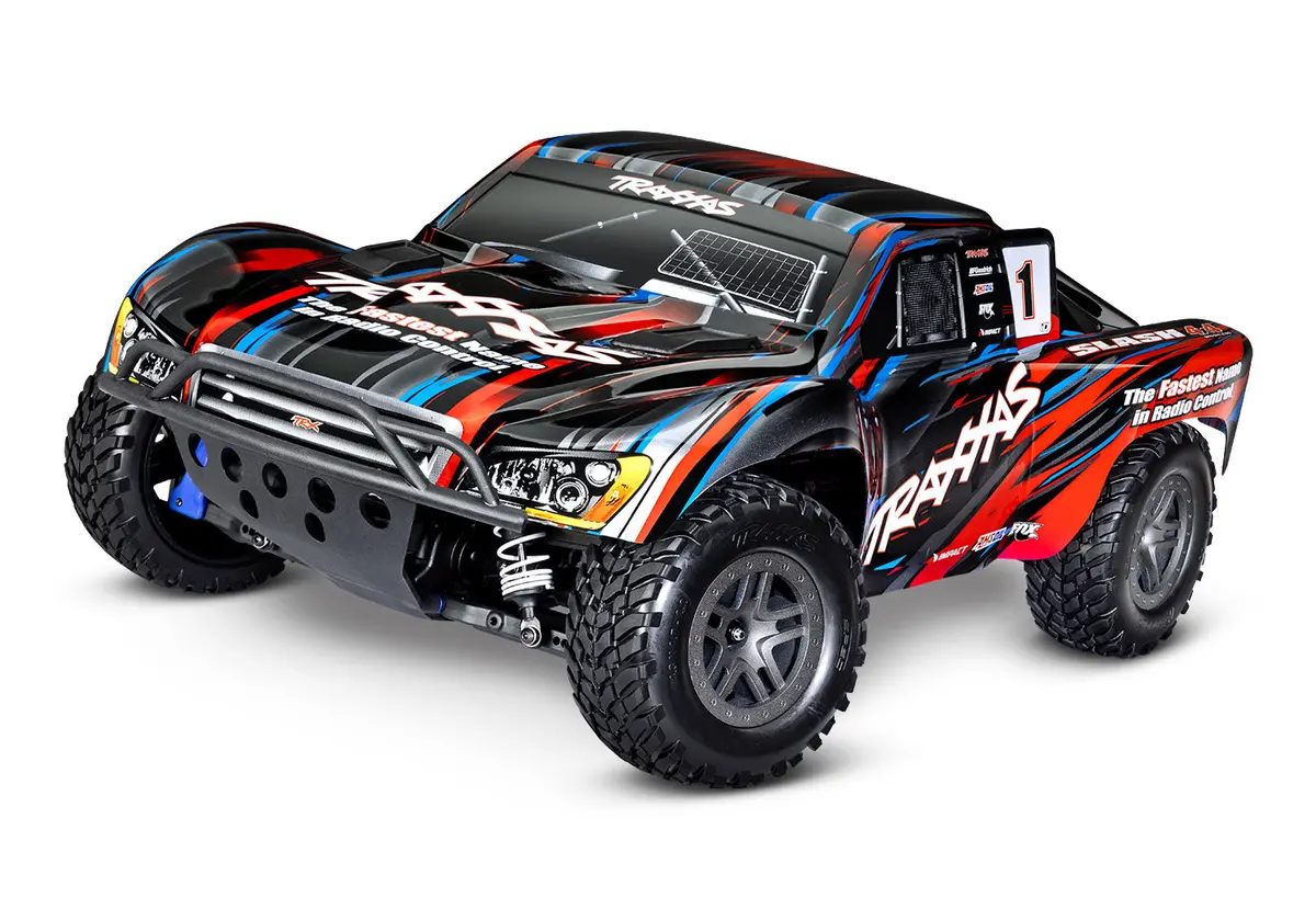 Slash Bl-2S 1/10 4X4 Short Course Truck Rtr, Red 1