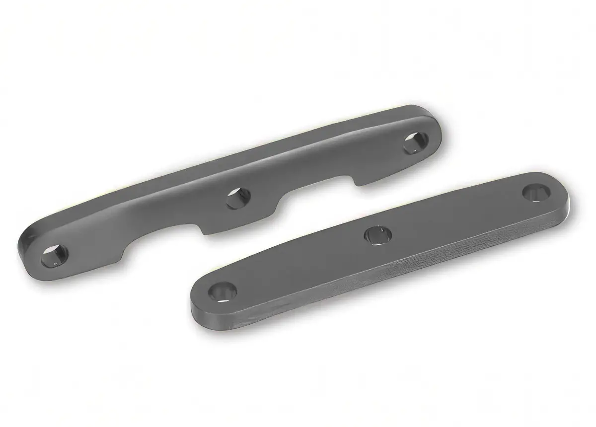Aluminum Front & Rear Tie Bars, Gray 1