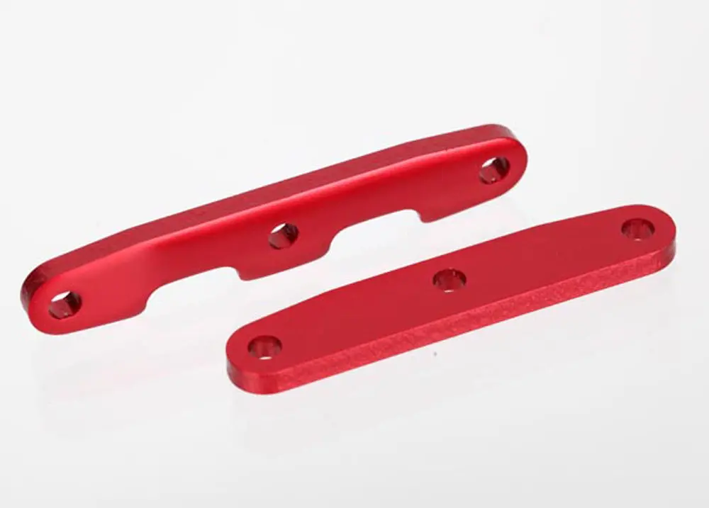 Front & Rear Aluminum Bulkhead Tie Bars, Red 1
