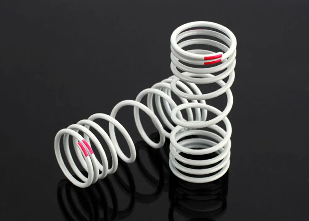 Front Springs, Progressive +10% Rate Pink 1