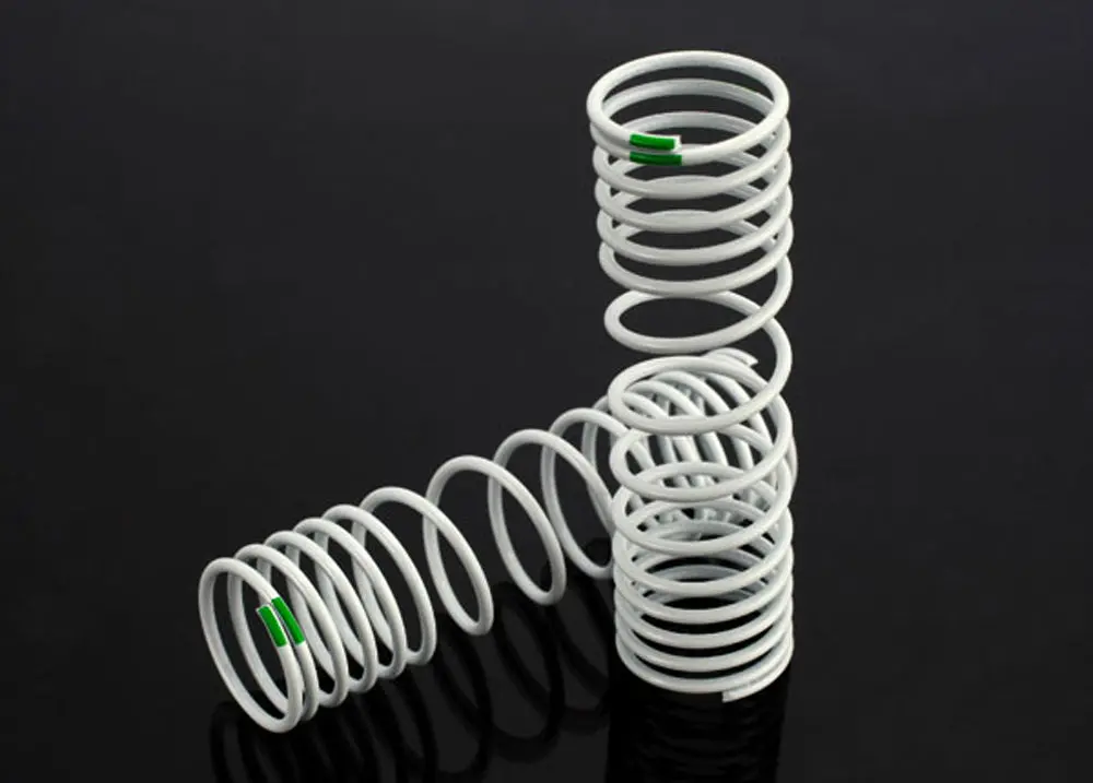 Rear Springs, Progressive -10% Rate Green 1