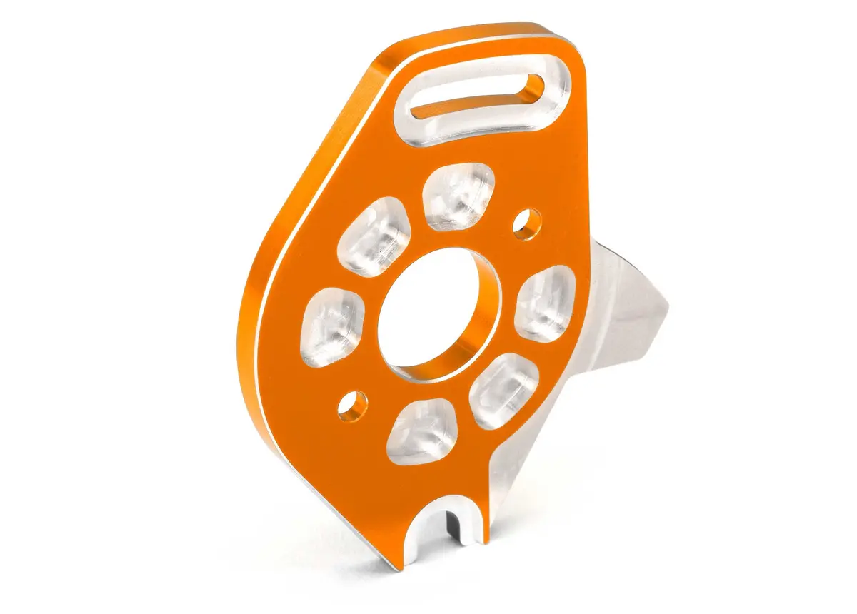 Aluminum Motor Plate, Orange 1