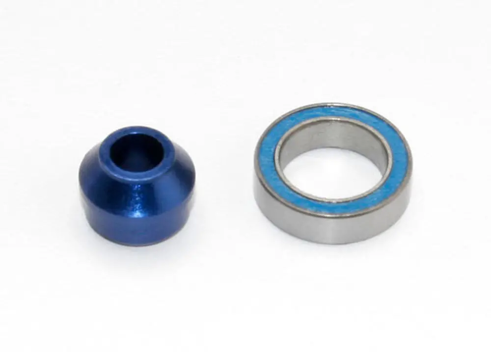 Aluminum Bearing Adaptor & Ball Bearing, Green 1