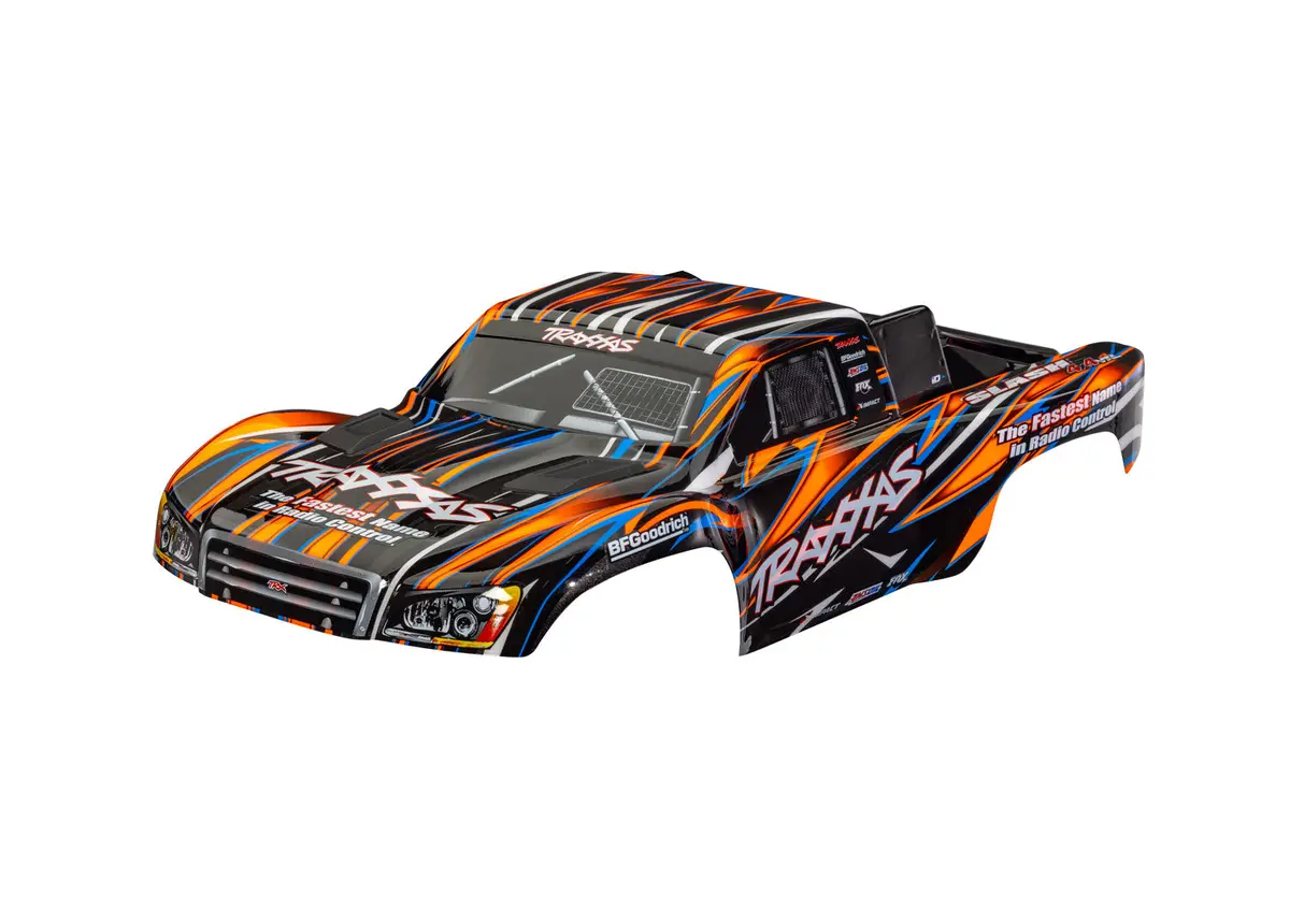 Slash 4X4/Vxl/2Wd Clipless Body, Orange 1