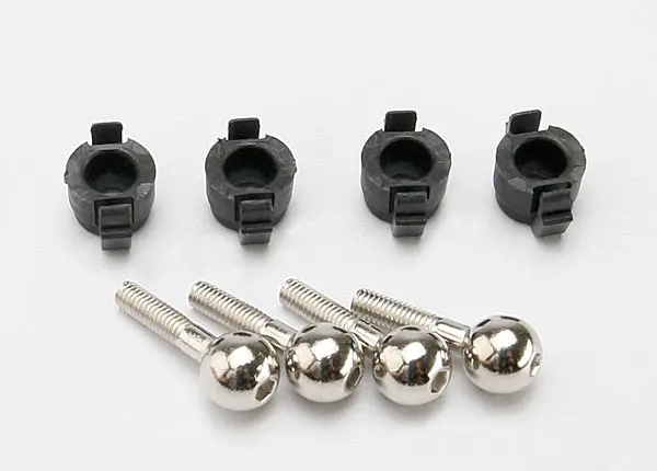 Traxxas 7033 Pivot Balls (4)/ Pivot Ball Caps (4) 1
